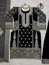 Rtc 5782 Faux Gorgette Thread With Sequnce With Lace Broder Top With Pant Dupatta Bulk Orders In India